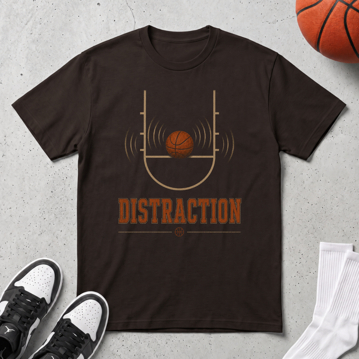 Free Throw Distraction T-Shirt