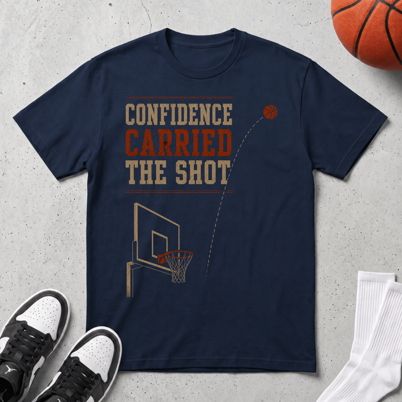 Confidence Carried The Shot T-Shirt